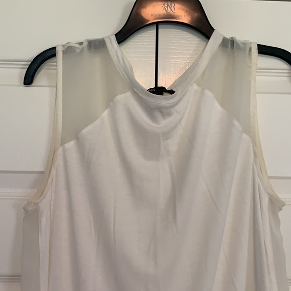 Mango white thank top - Picture 2 of 2